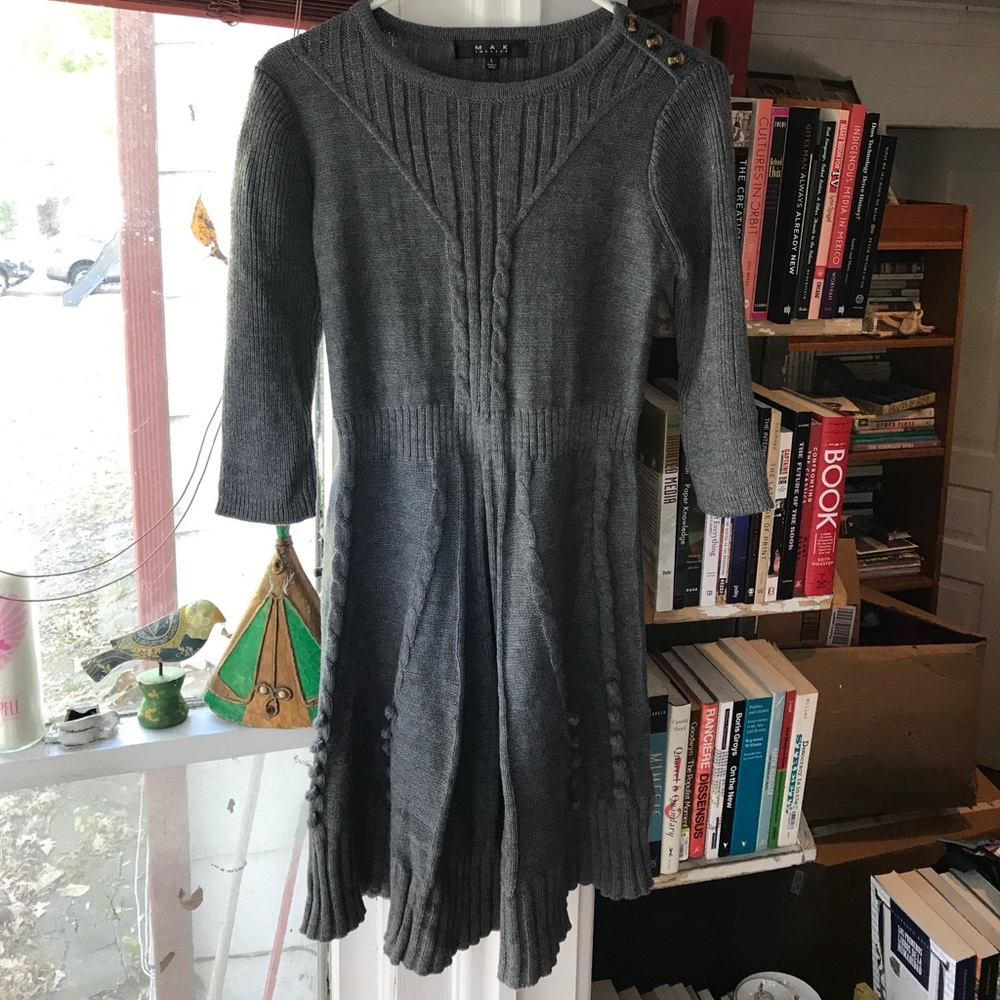 Modcloth Dress, "Warm Cider Dress" in Ash NWOT