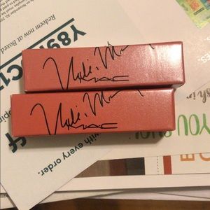 New MAC Niki nude and the pinkprint lipsticks