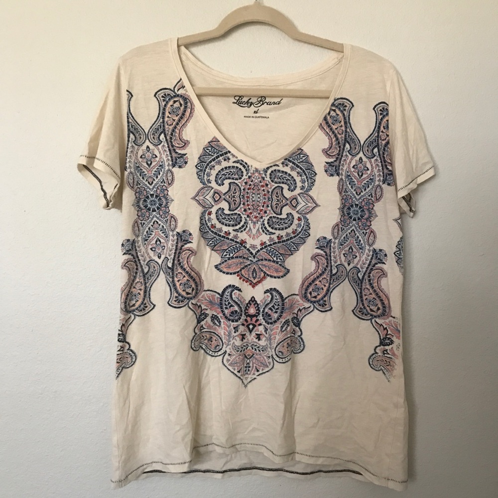 Lucky Brand Printed Tee