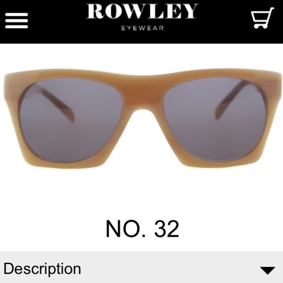 Never worn Cynthia Rowley No. 32 sunglasses
