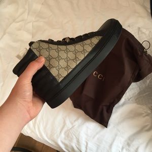 GG supreme. Gucci high top sneaker