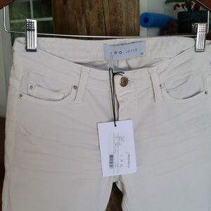 IRO white crop jeans sz 26 nwt. So soft