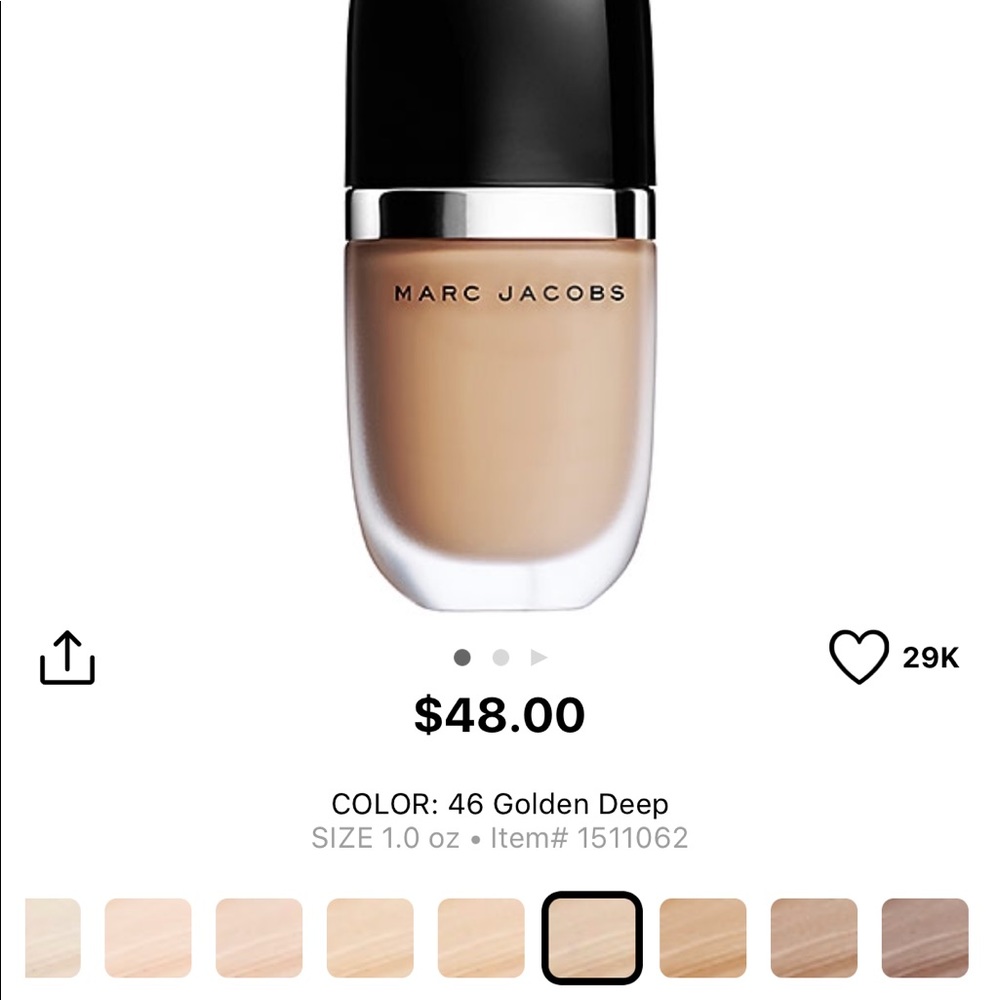 Marc jacobs genius gel foundation golden deep