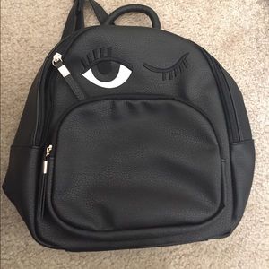 Cute black winking bag