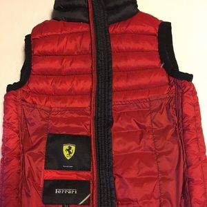 Ferrari Boys size 2/3 Black puffer vest