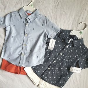 Carter's boys summer outfits
