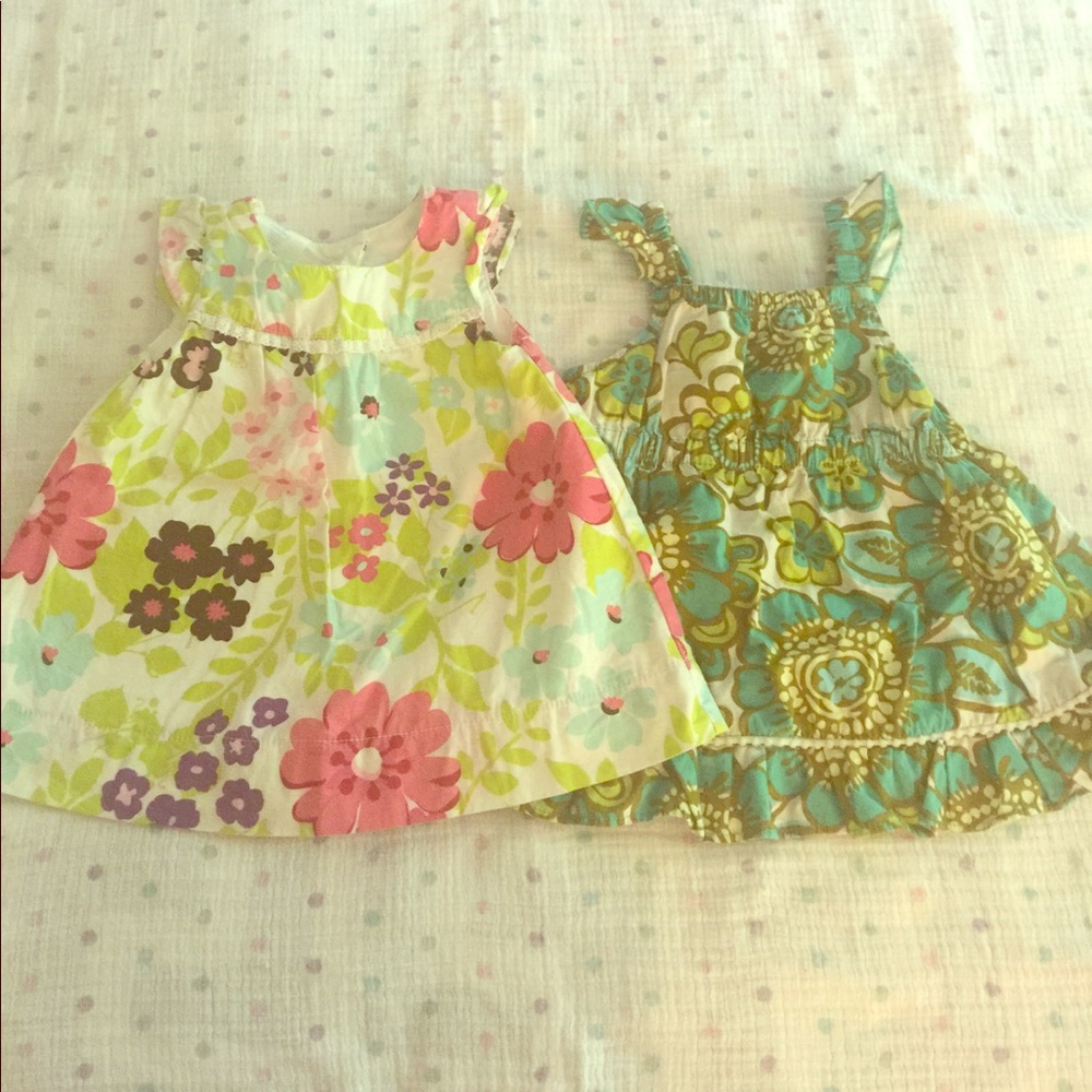 Baby flower print dresses