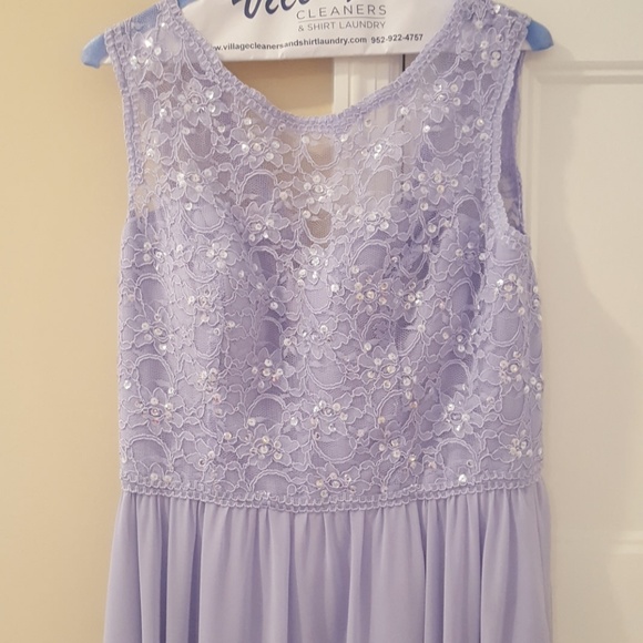 Mori Lee Dresses & Skirts - Long Violet bridesmaid dress