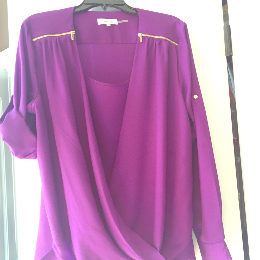 NWOT Women's XL Calvin Klein blouse