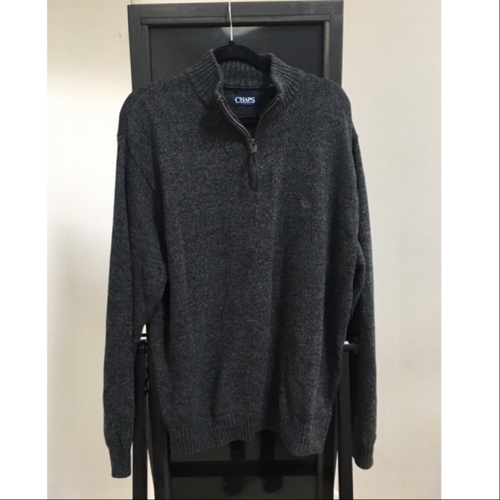 Men's XL Gray Quarter Zip