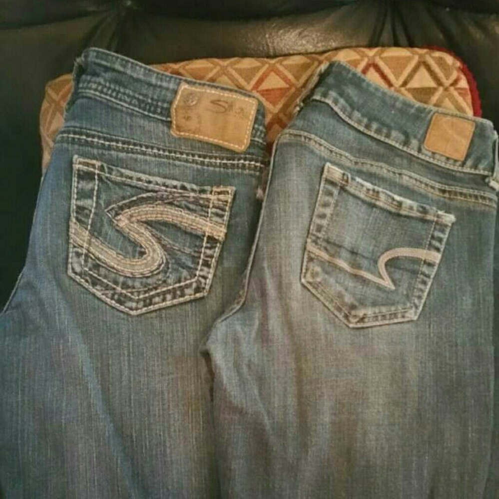 Silver Jeans and American Eagle