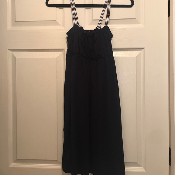 H&M navy blue dress. - Picture 1 of 3