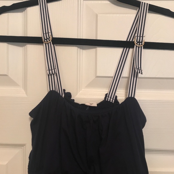 H&M navy blue dress. - Picture 2 of 3