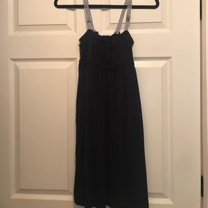 H&M navy blue dress.