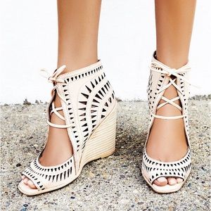Jeffrey Campbell Serena Wedge NWOT