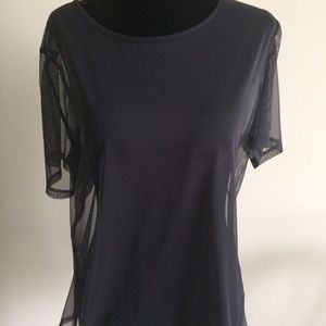 Victoria's Secret Black Sheer Top size M/L Victoria's Secret Black Sheer Top size M/L