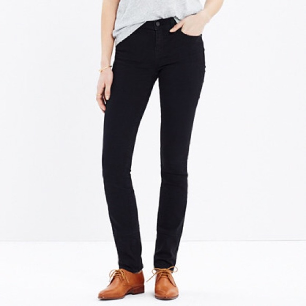 Madewell Alley Straight Jeans Black