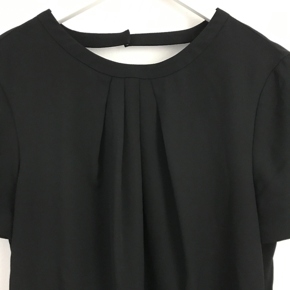 Banana Republic Open Back Black Blouse - Picture 2 of 6