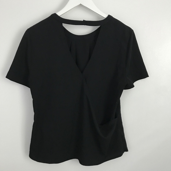 Banana Republic Open Back Black Blouse - Picture 3 of 6