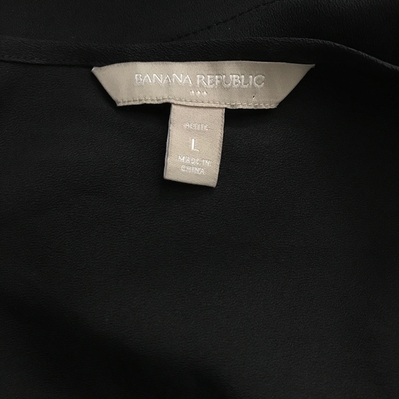 Banana Republic Open Back Black Blouse - Picture 5 of 6