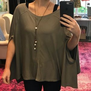 Heather Sweater Poncho