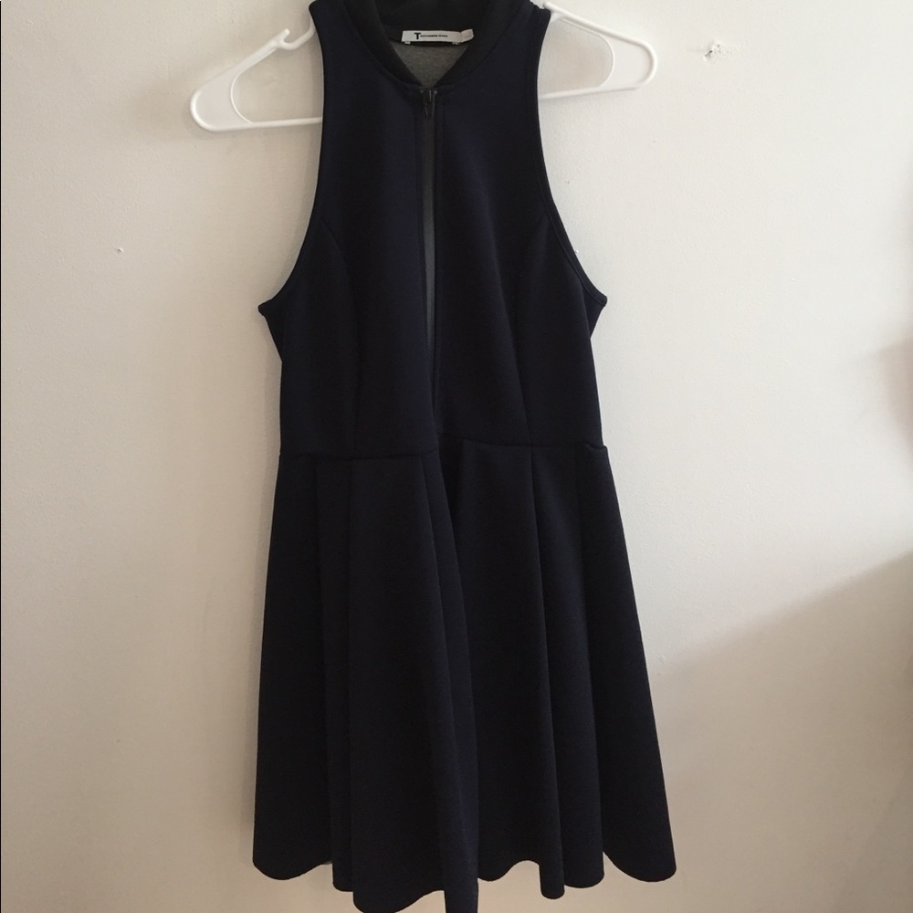 Alexander Wang-Pleated scuba neoprene dress
