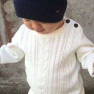 Zara Boys cable knit sweater size 24/36 month's