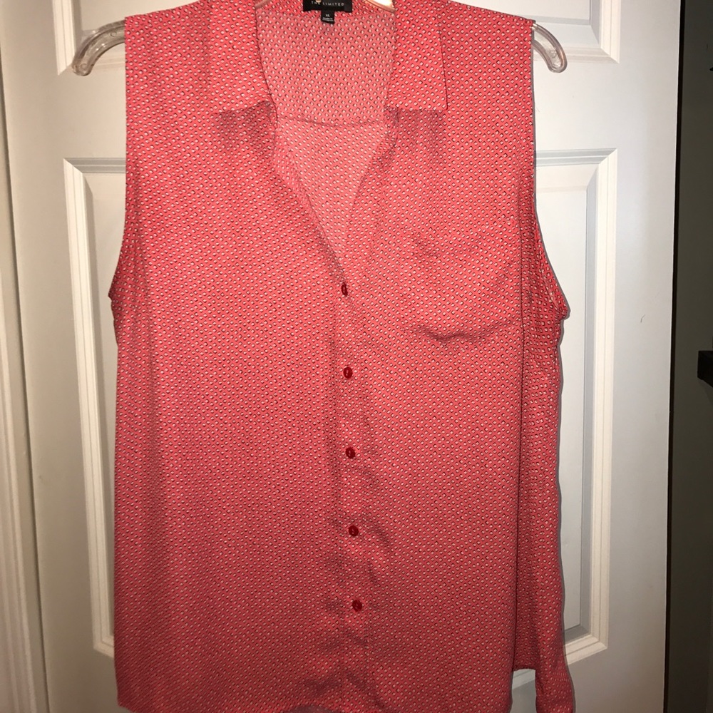 The Limited sleeveless blouse