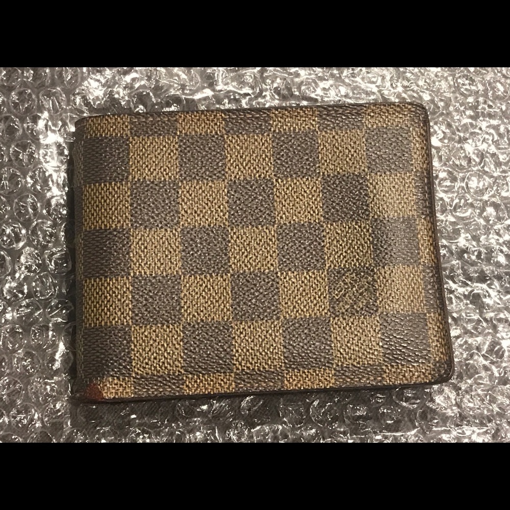 Louis Vuitton Florin Damier Ebene Canvas wallet