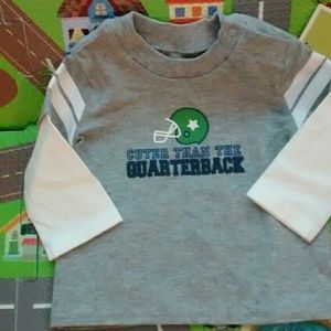 New quarterback football long sleeve shirt