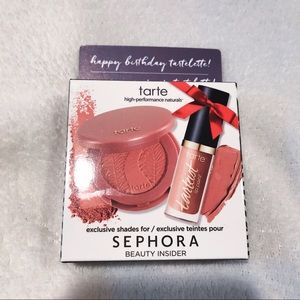 Tarte Amazonian Clay blush & Lip Paint mini