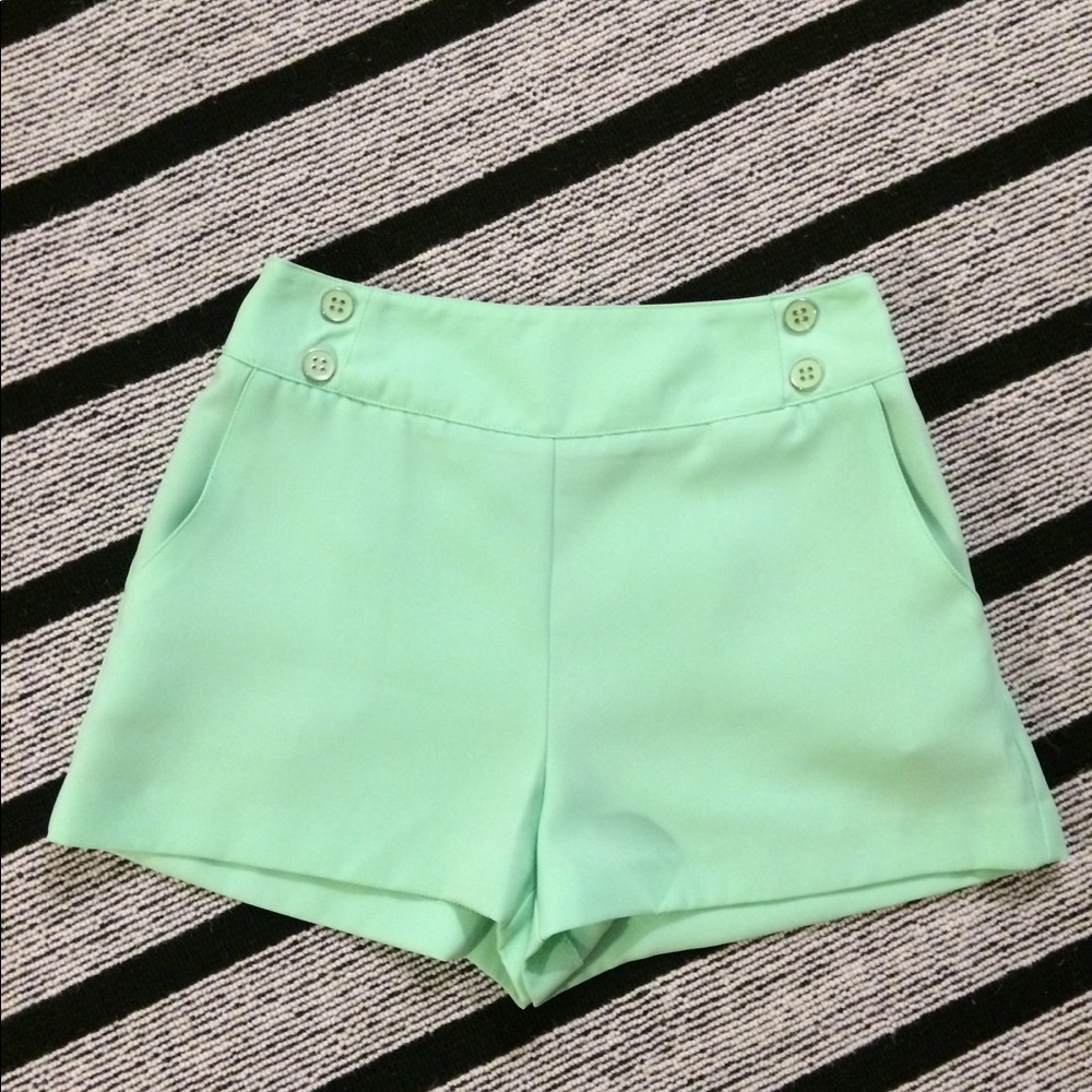 Vintage Inspired High Waisted Shorts