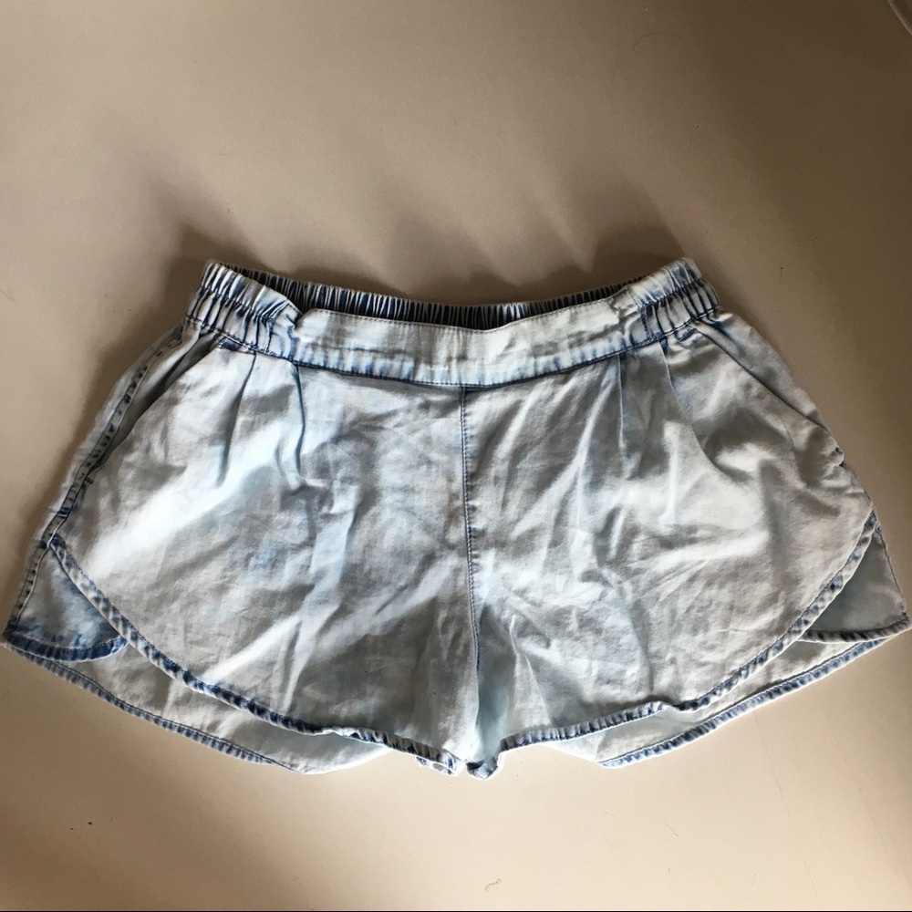 American Eagle Chambray Shorts