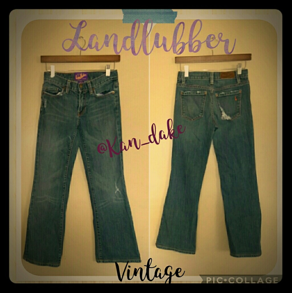 SOLD!!! VINTAGE!!! Landlubber Jeans