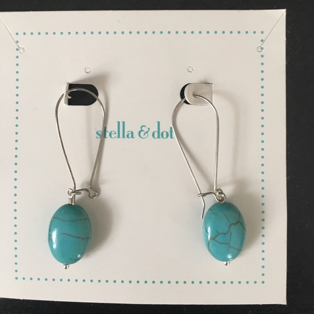 Stella and Dot Sea Drop Earrings !