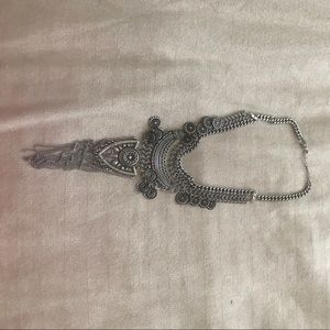 Silver chunky necklace