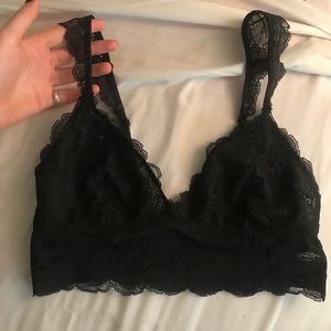 Aerie Black Lace Bralette Never Worn