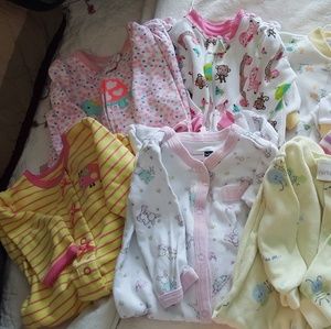 7 footie pajamas (girl) - Make offer