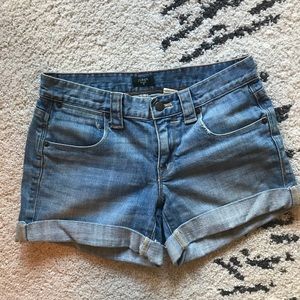 [J. Crew] Cuffed Denim Shorts