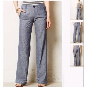 Pilcro and the letterpress petite wide leg pants