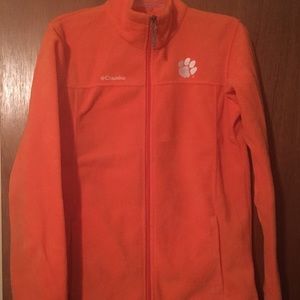 Clemson Tigers Columbia Fleece Full ZIP Jacket