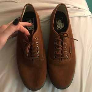 New Brown Suede Vans Never Worn