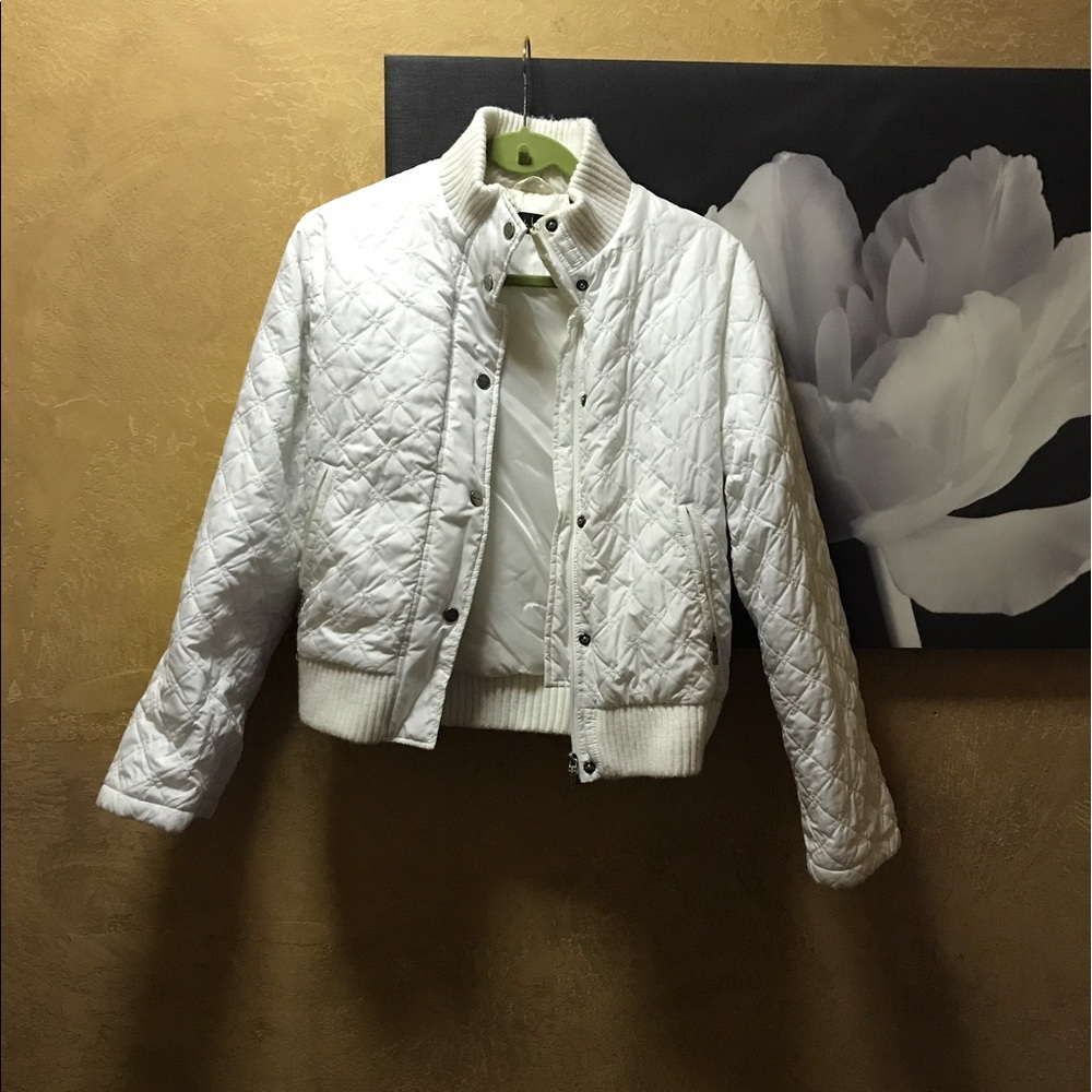 Nicole Miller, zip and button jacket