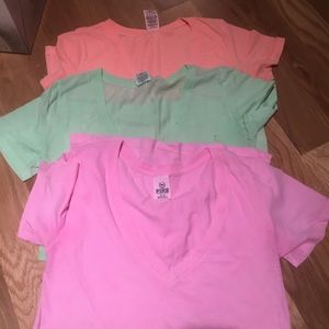 Victoria's Secret Pink T-Shirts - Set of 3