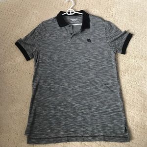 NWT Express Men’s Polo, medium, black and gray