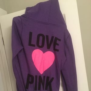 Victoria's Secret Pink Zip Up Jacket / Hoodie