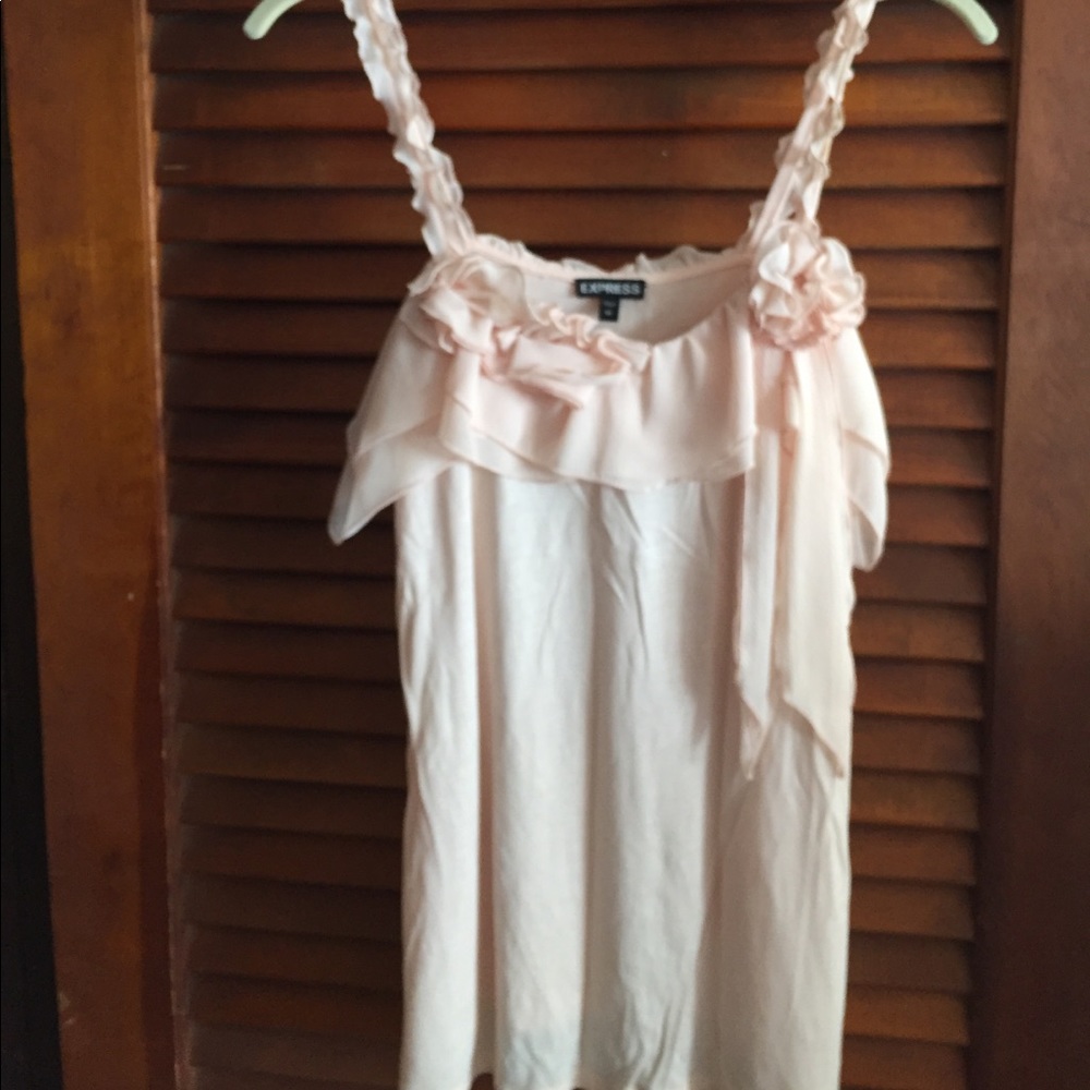 Soft peach colored tank top