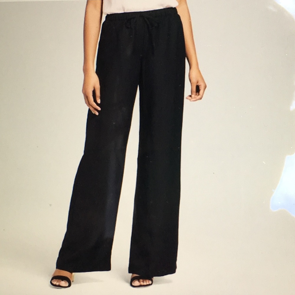 Linen Wide Leg Pants