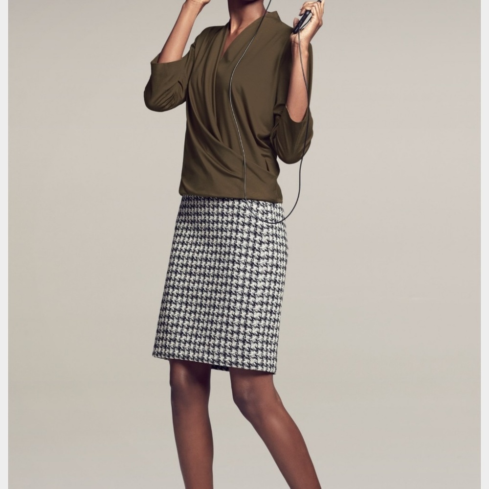 Modern hountstooth Noho skirt