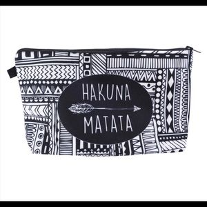 Inspirational make up bag 3D printing on polyester